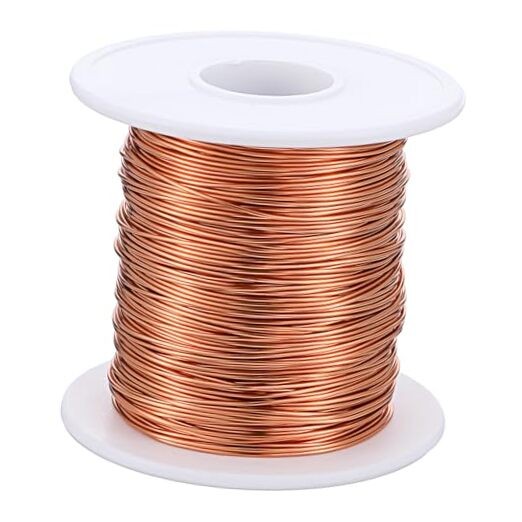 20 Gauge Copper Wire 330 Feet / 100 m Soft Pure Copper Wire Solid Craft Wires