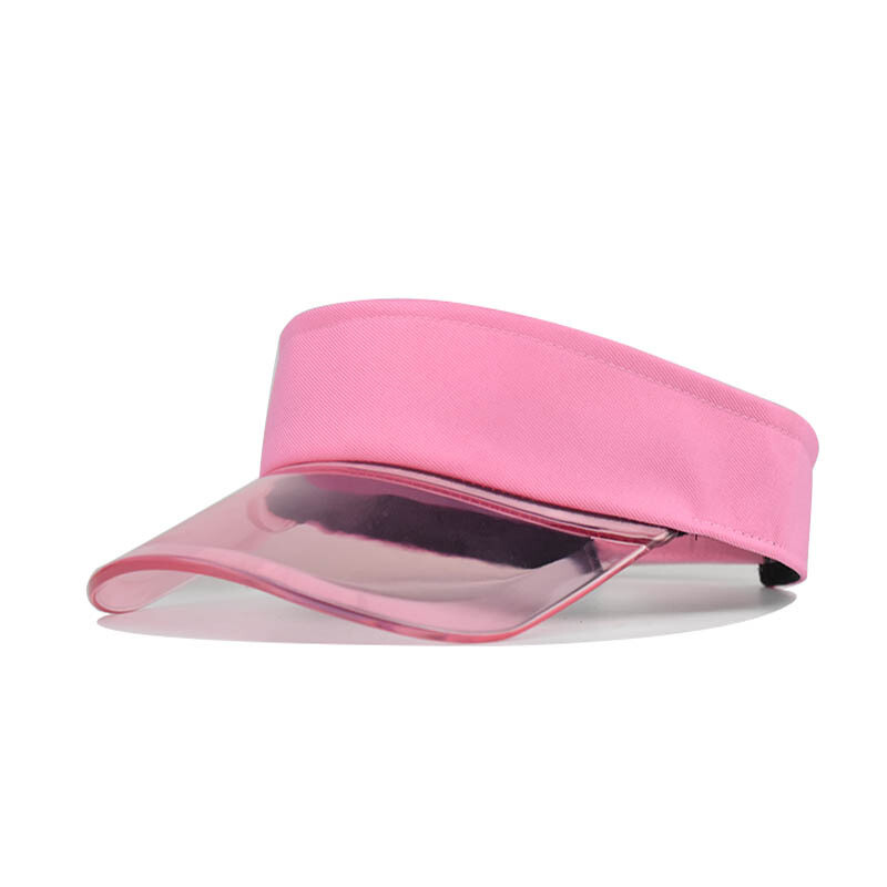 New Summer Transparent Brim Golf Tennis Beach Adjustable Cap Sun Women Visor Hat