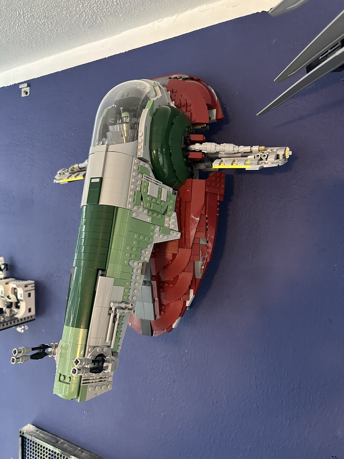 Wall Mount Display For Lego Star Wars UCS Slave 1