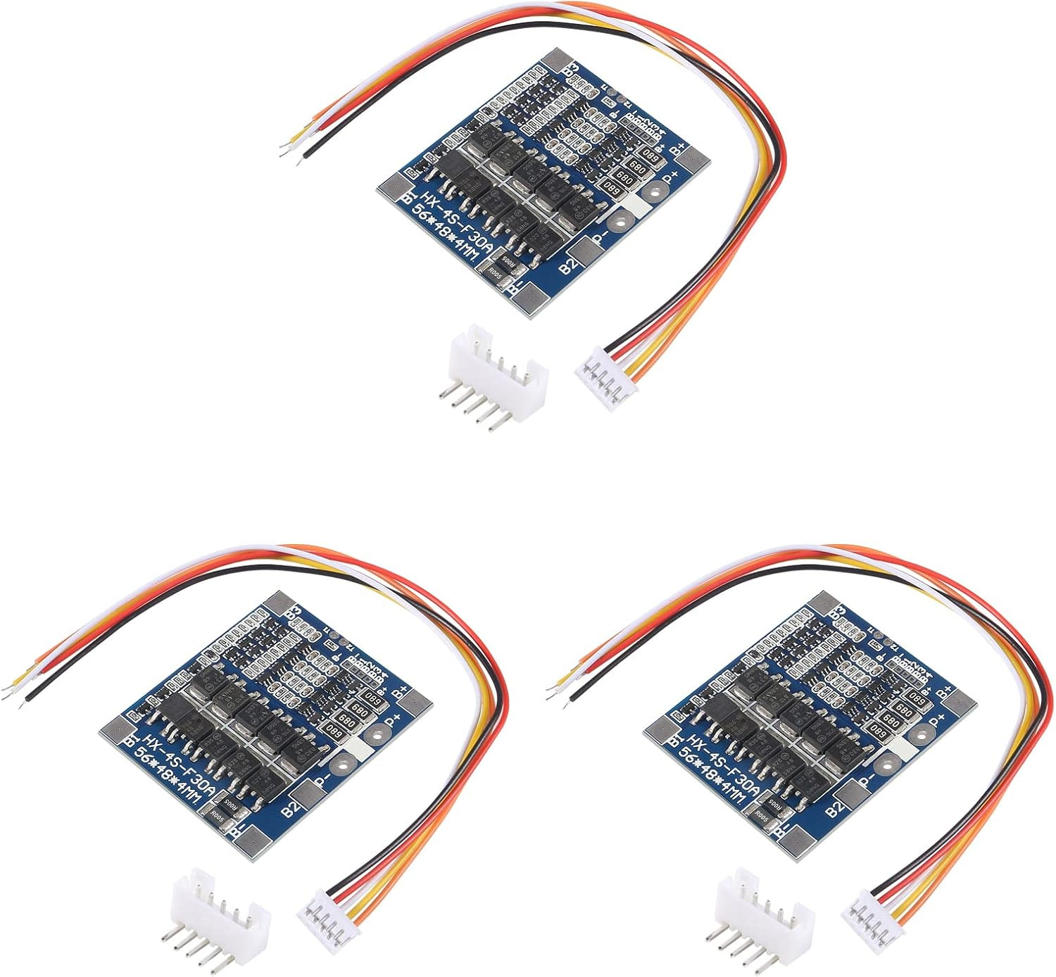 3PCS 4S 30A 12.8V BMS PCB 18650 Battery Protection Board Lifepo4 Life 4S BMS Bal