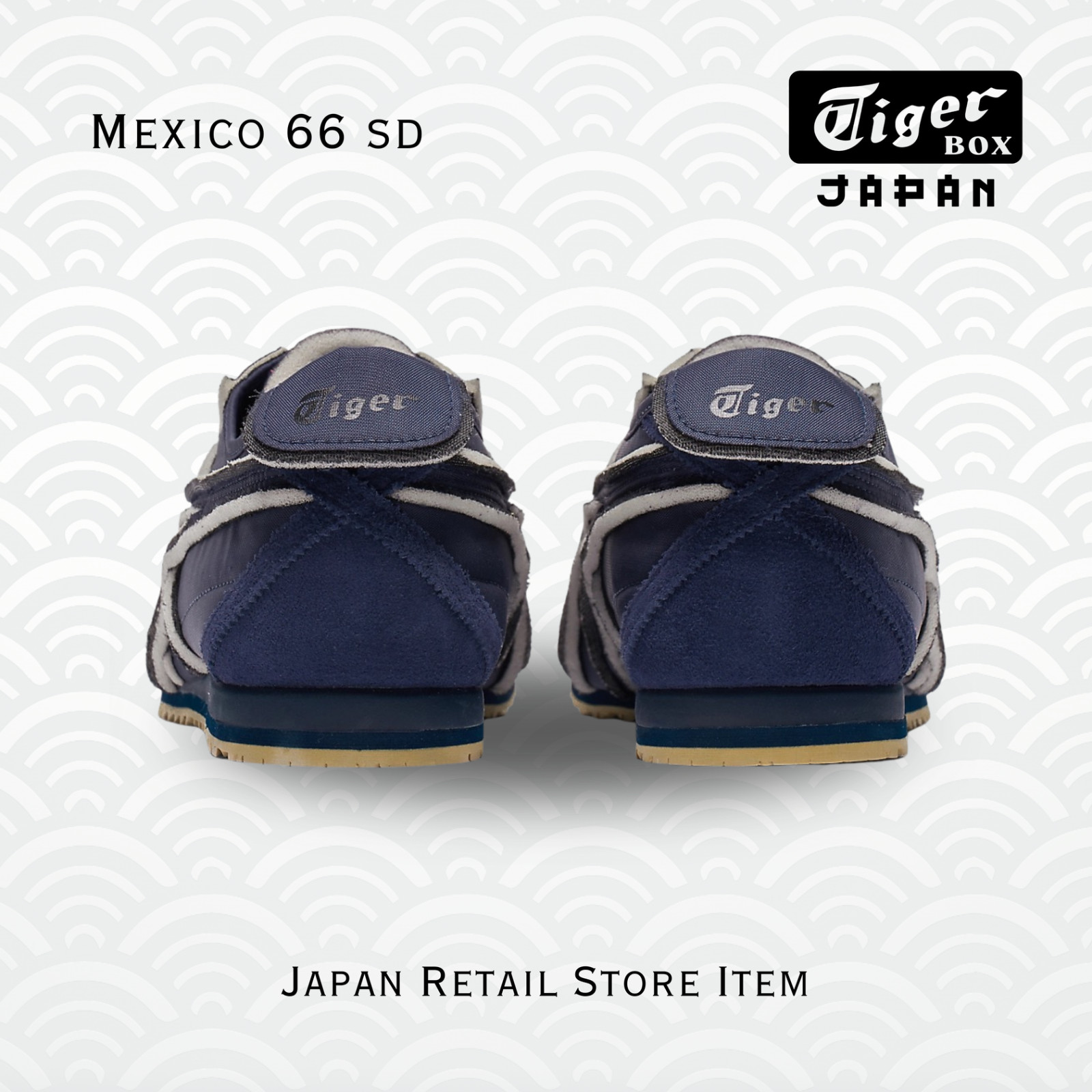 AUTHENTIC ONITSUKA TIGER MEXICO 66 SD PEACOAT/PEACOAT + FREE GIFT KIT!