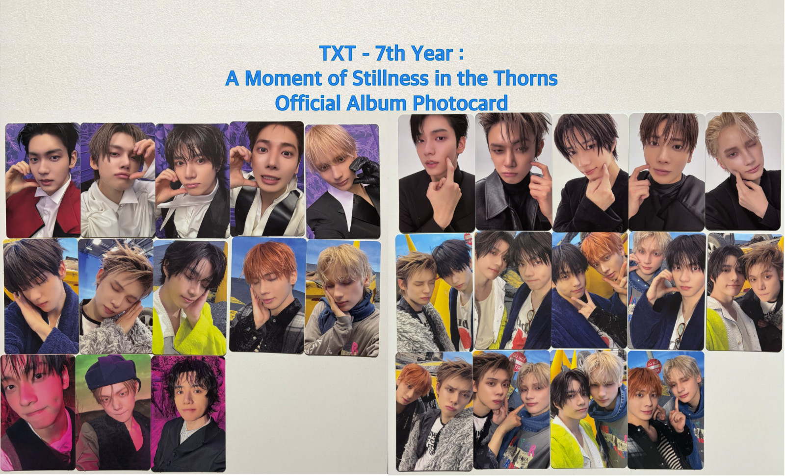 [TXT] 7th Year :  A Moment of Stillness in the Thorns Official Album Photocard