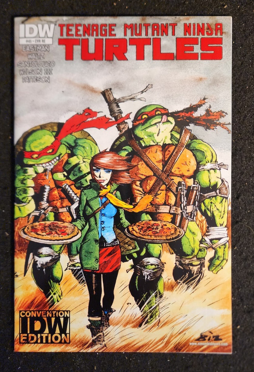 TEENAGE MUTANT NINJA TURTLES #45 (IDW 2015) NM Motor City Exclusive Simon Bisley