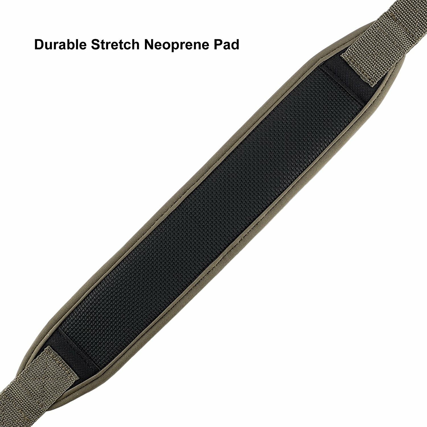 Two Point Rifle Gun Sling with Swivels,Durable Shoulder Padding Strap Adjustable