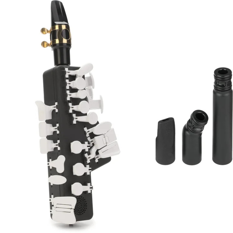 Odisei Music Travel Sax 2 Wind Synth/Controller with Accessory Pack - White