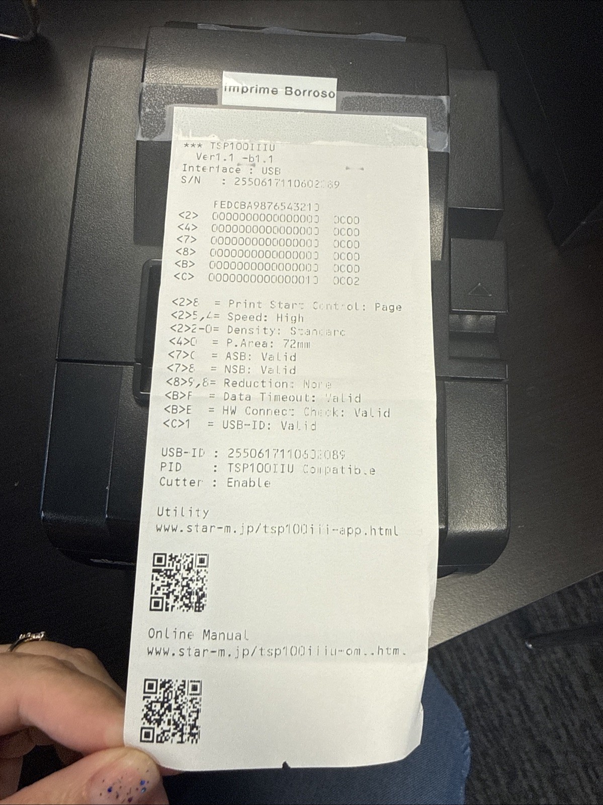 Star Micronics TSP100IIU USB Thermal Receipt Printer