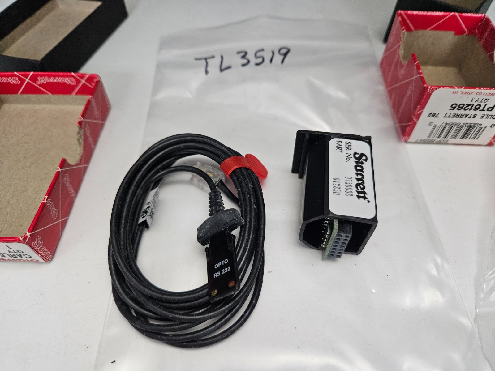 STARRETT #PT61285 CABLE & MODULE 782 W/BOXES (TL3519)