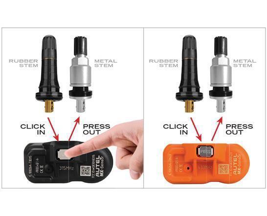 Autel MX-SensorRVK Interchangable Rubber Valve Stem Kit