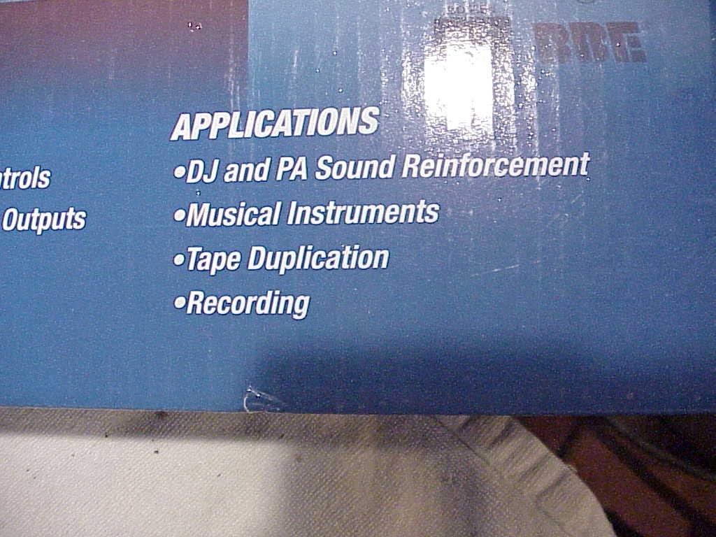 BBE 382i Sonic Maximizer Rackmount Unit - MINT IN THE BOX
