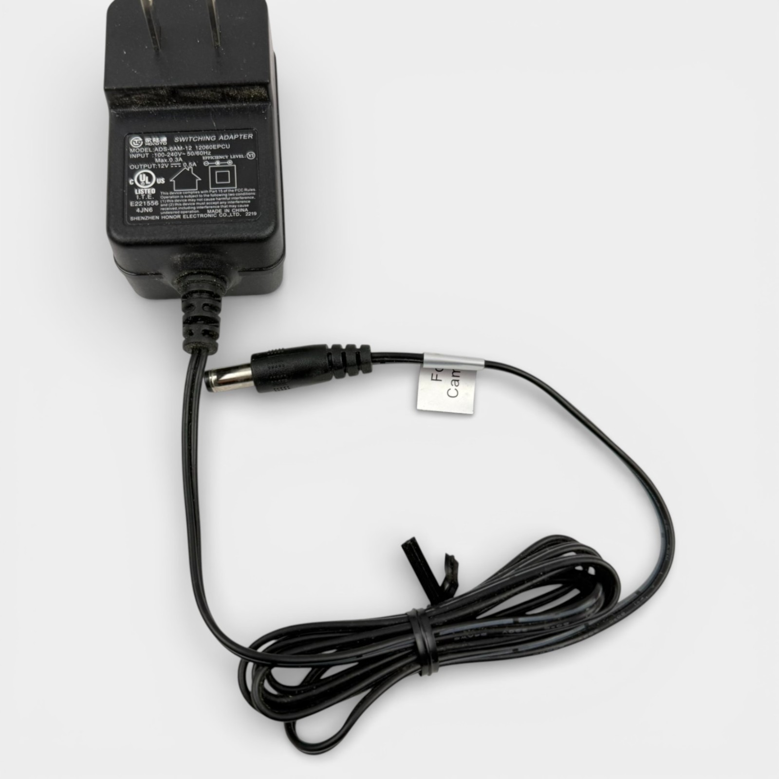 WISENET SNC-79447BW 1080P WIRELESS IR SECURITY CAMERA WITH AC ADAPTER TESTED