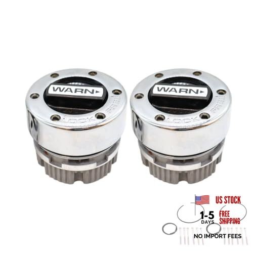 9790 Standard Manual Locking Hub with 19 Splines, 1 Pair Standard 19 Spline Hub