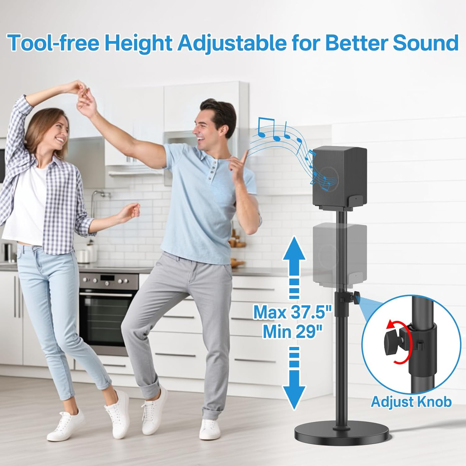 Adjustable Speaker Stand Pair for Samsung Rear Speaker