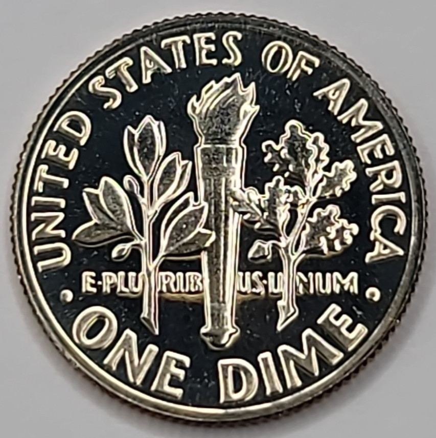 1976 S Proof DCAM Roosevelt Dime CN-Clad
