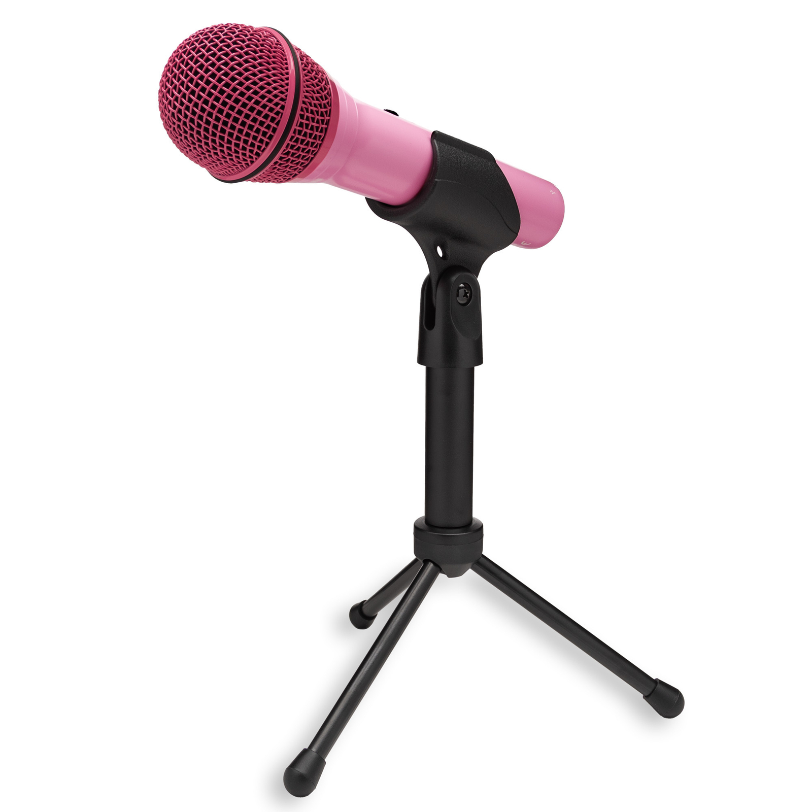 Samson Q2U USB and XLR Handheld Dynamic Pink Microphone with Cardioid Pattern