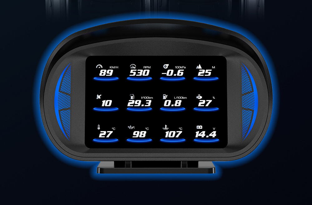 OBD + GPS Intelligent driving computer Alarm, Head-up Display