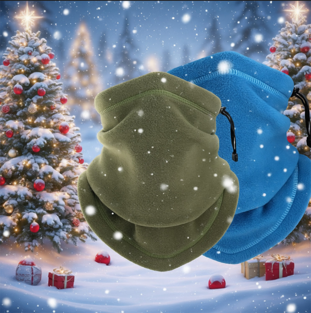Men Women Tactical Neck Warmer Gaiter Winter Polar Fleece Face Mask Cover Scarfs