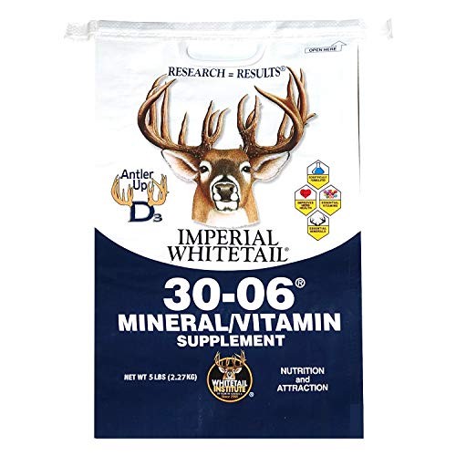 Whitetail Institute 30-06 Mineral/Vitamin Deer Mineral Supplement, 5-Pound,