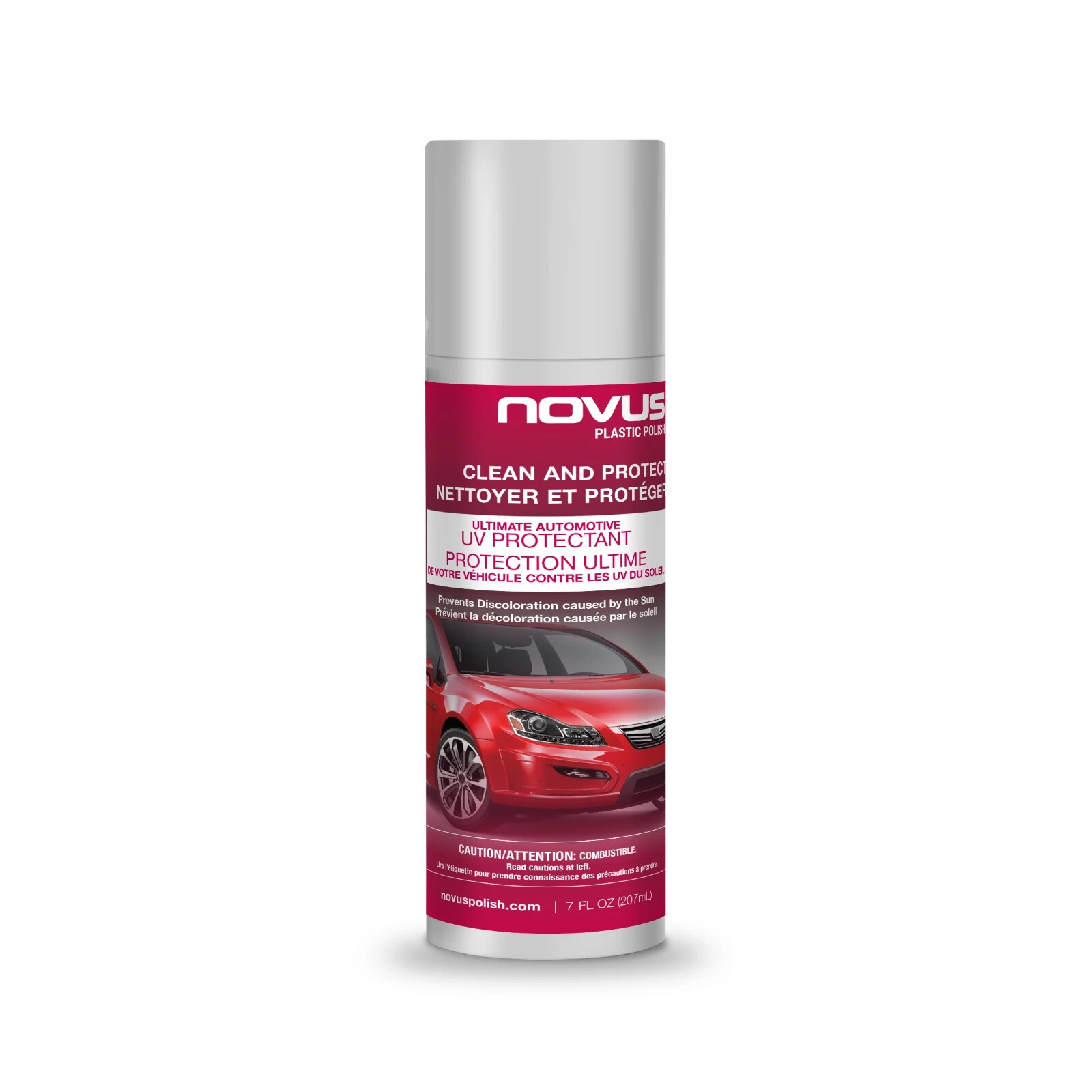 Novus Plastic Polish Clean and Protect-Golf Cart Surface Cleaner 7 Ounce Bottle