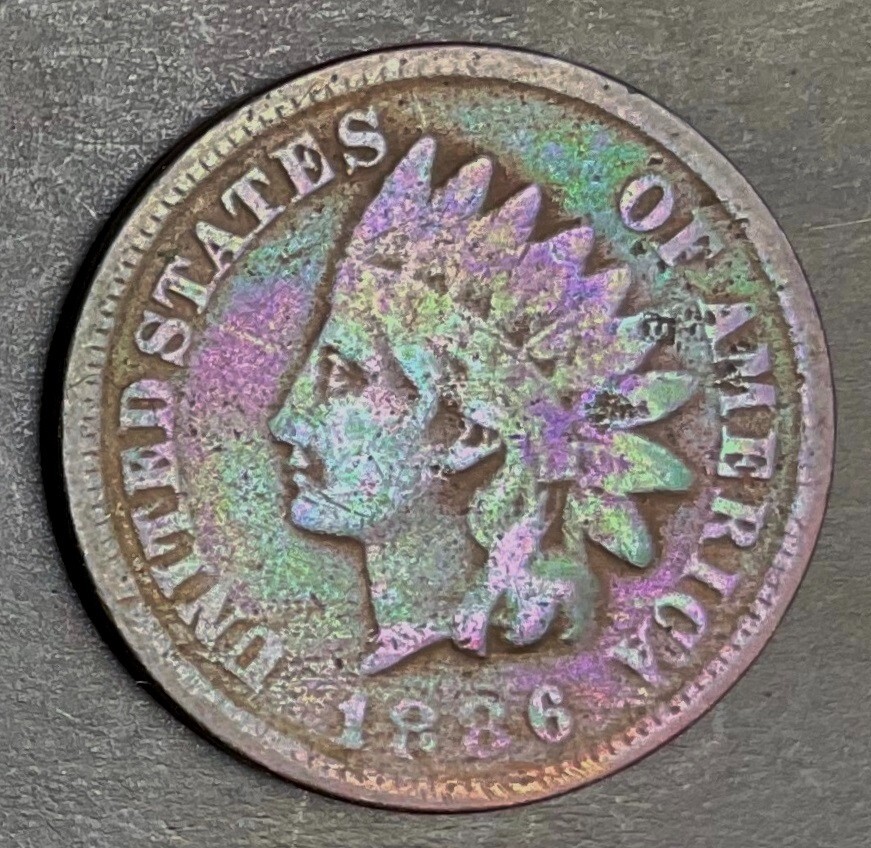 1886 Indian Head Cent Type 1 Choice BETTER DATE Quality Very Nice Coin L87