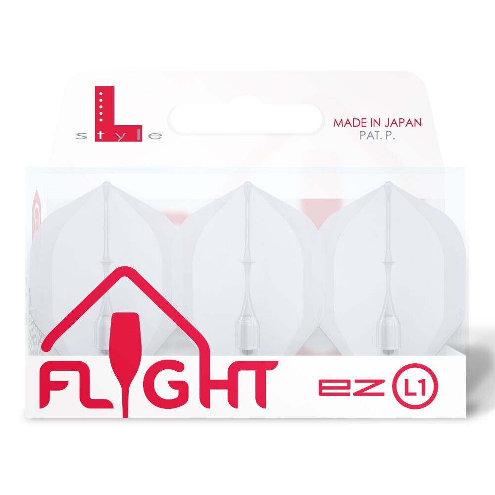 L-Style L1EZ Standard Flights - Clear White