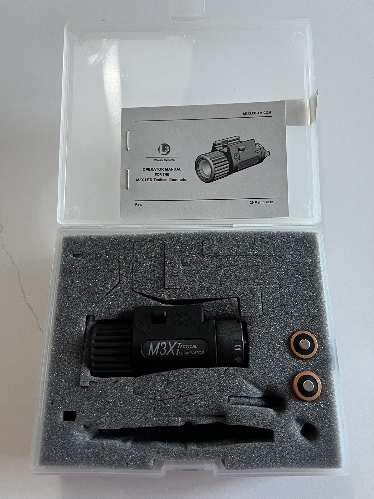 Insight Technology M3X LED Tactical Illuminator FlashLight picatinny Rail 1913