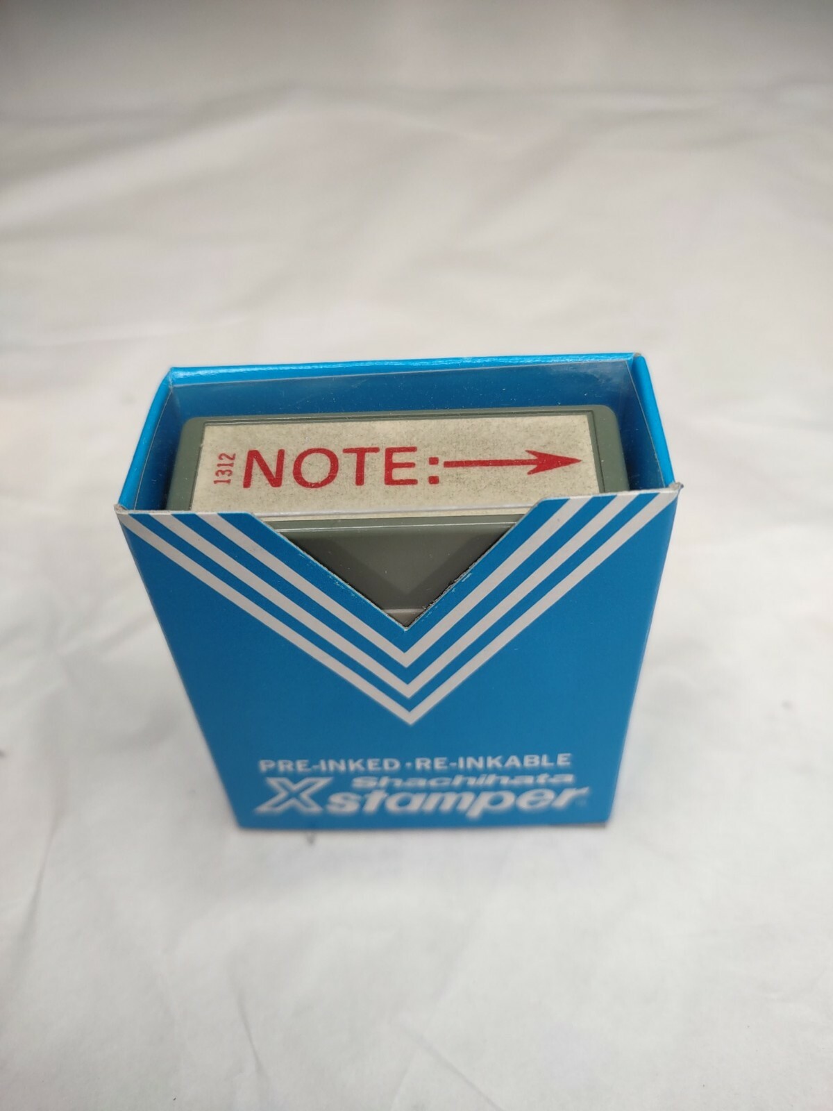 Vintage Xstamper "NOTE---- " Red Ink Stock No. 1312