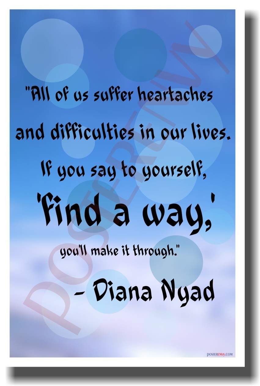 All of Us Suffer Heartaches  - NEW Classroom Motivational Poster