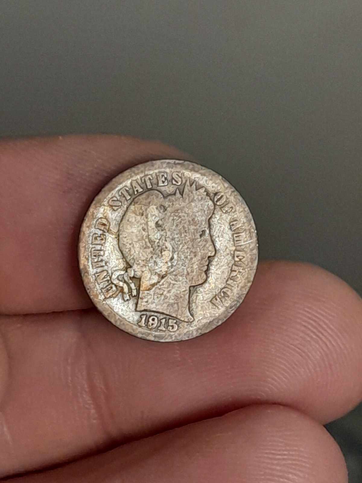 1915- S Barber Dime
