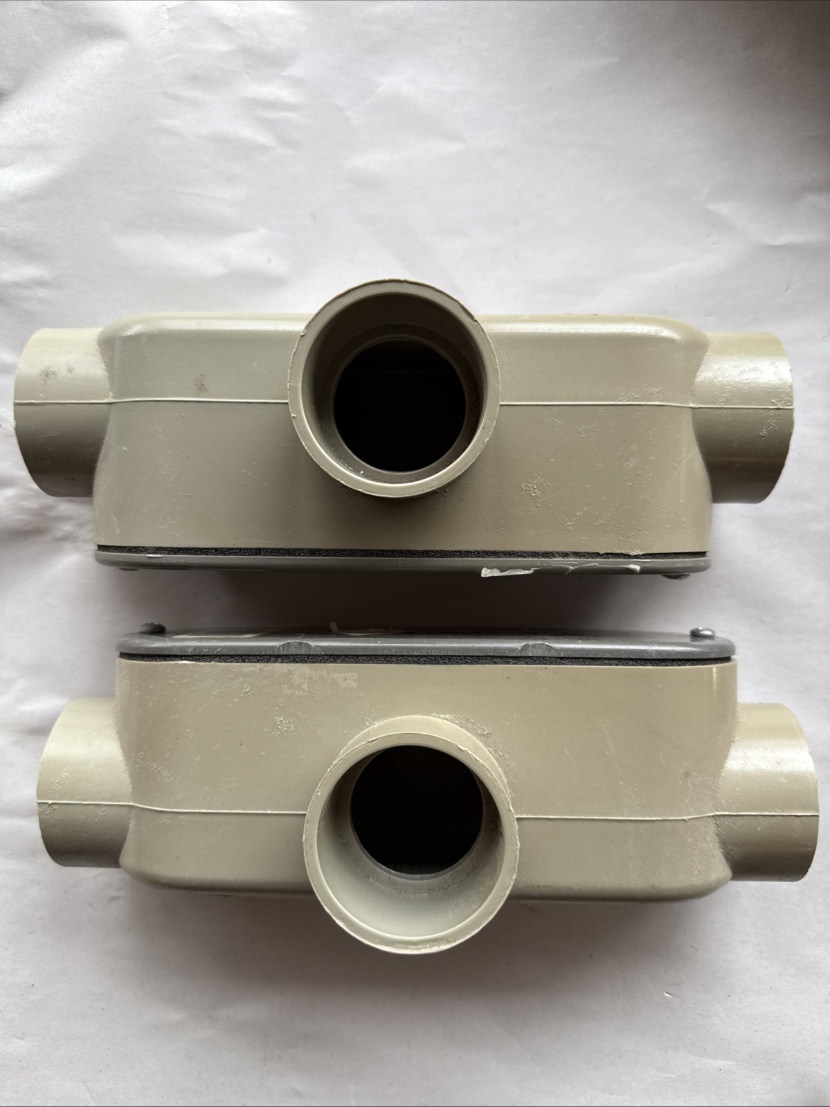 2- Cantex 1-1/2”Outlet Body, Pvc, T