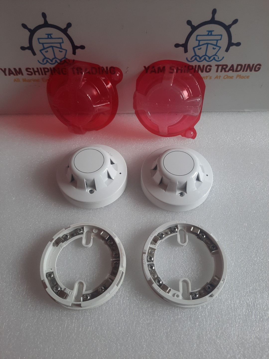 2x Apollo 55000-316 APO Series 65 Optical Smoke Detector w/ Base Fire Alarm