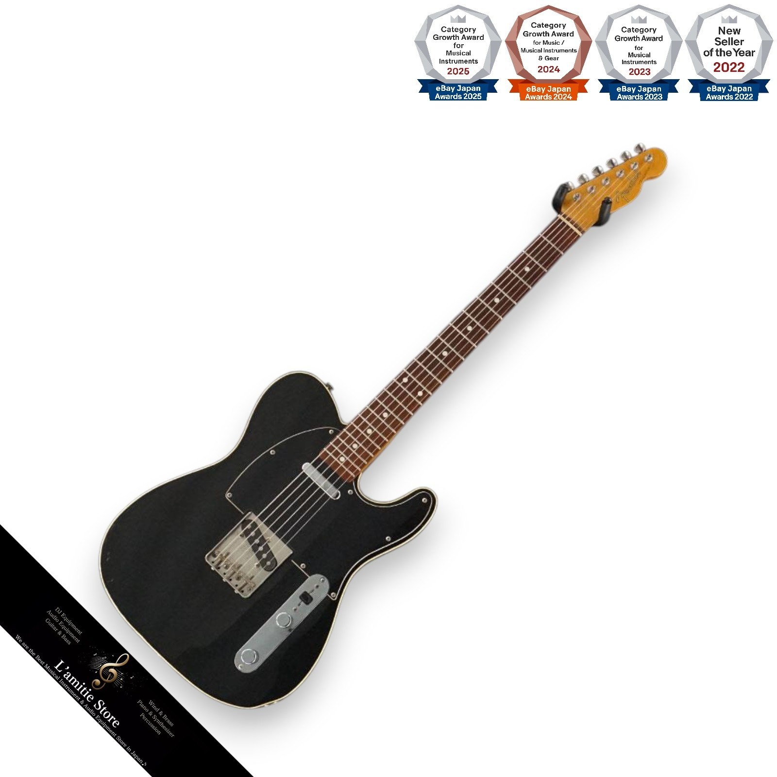 Fender Japan TLC62B70 Telecaster Custom Black 1980s