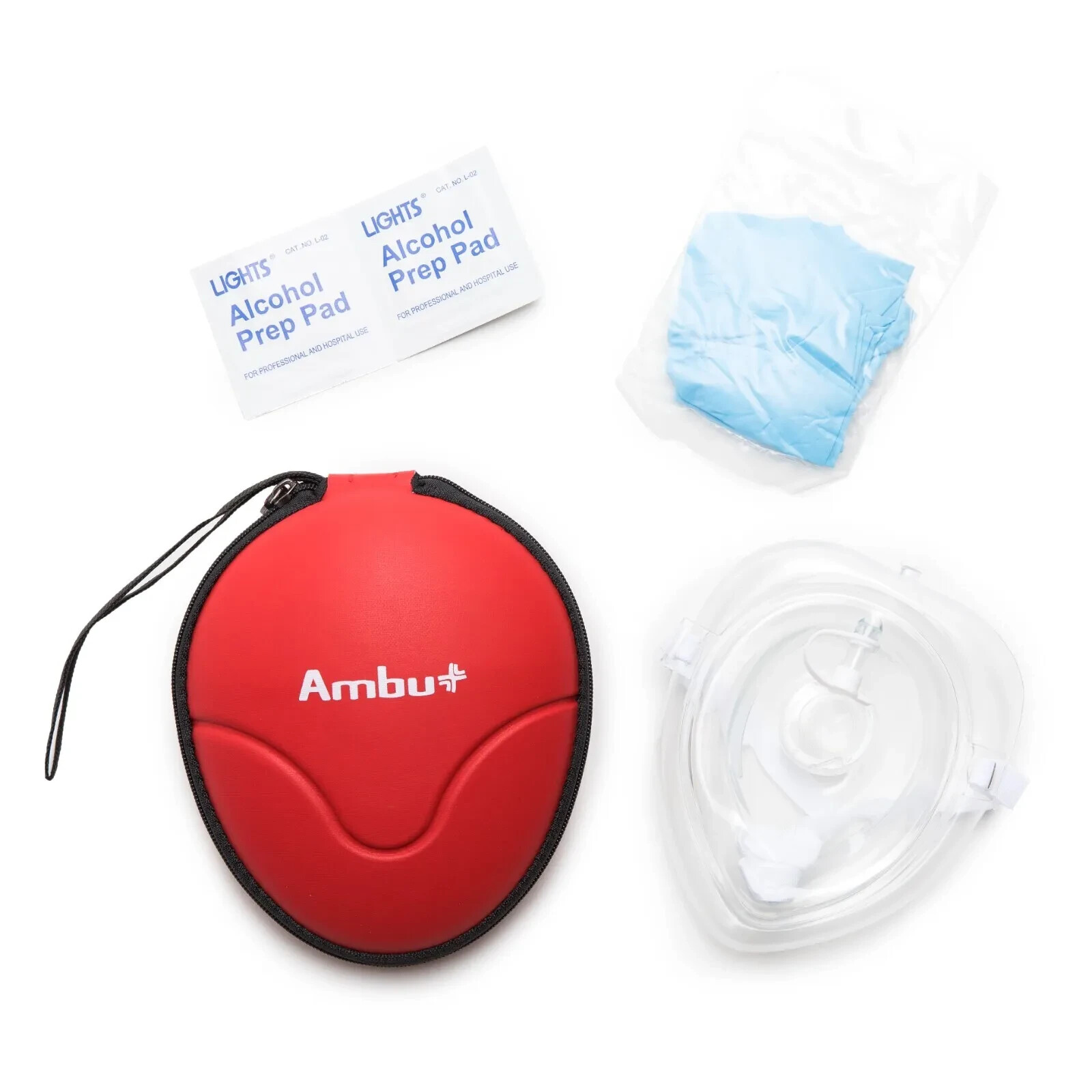 Ambu Res-Cue Mask REF 252301004 CPR Rescue w/Elastic Strap & O2 Inlet