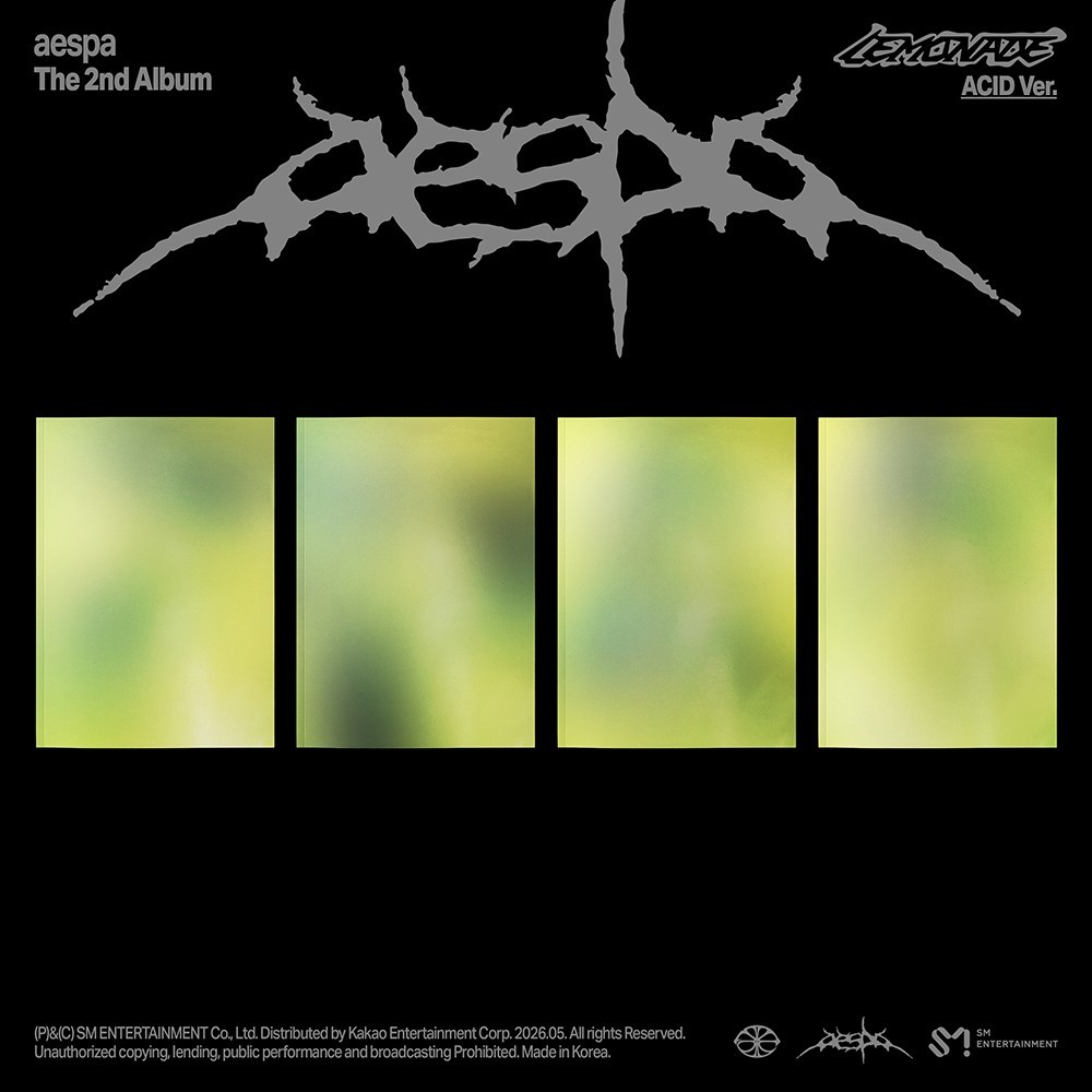 AESPA LEMONADE 2nd Album ACID Ver./CD+Photo Book+2 Card+Poster+GIFT OFFICIAL