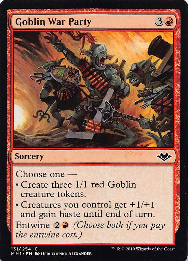 Goblin War Party MH1 131 Normal English NM - MTG