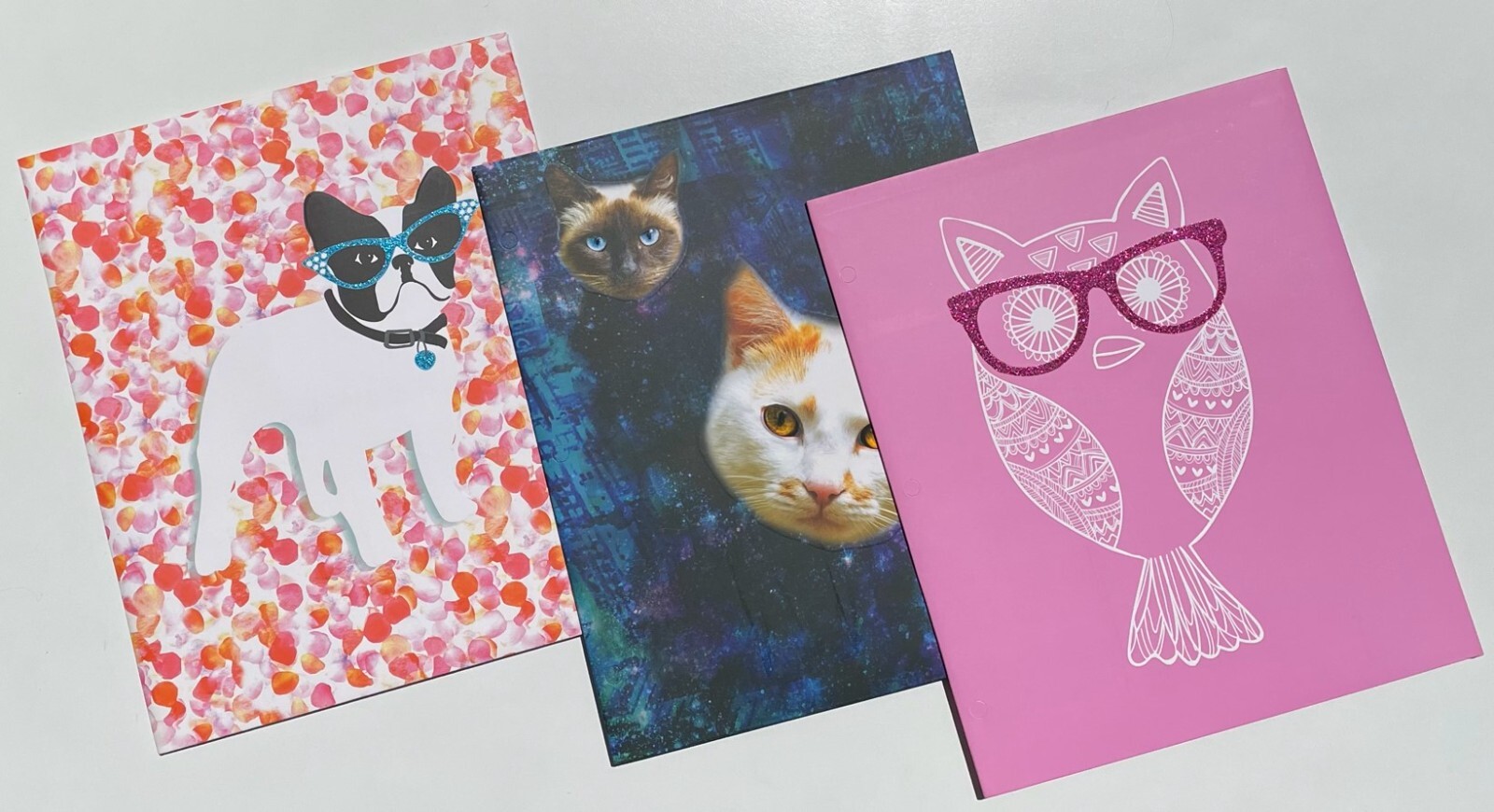 Staples 3-Pocket High Quality Premium Fashion Portfolio Paper Folder Assorted