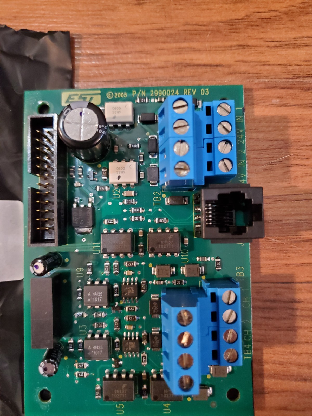 EST RAI Remote Annunciator Interface Card