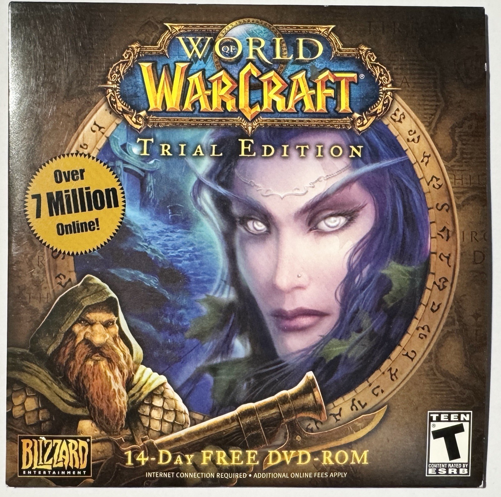New World of Warcraft 2004 Windows Mac 14 Day Blizzard Trial Edition w/ Key