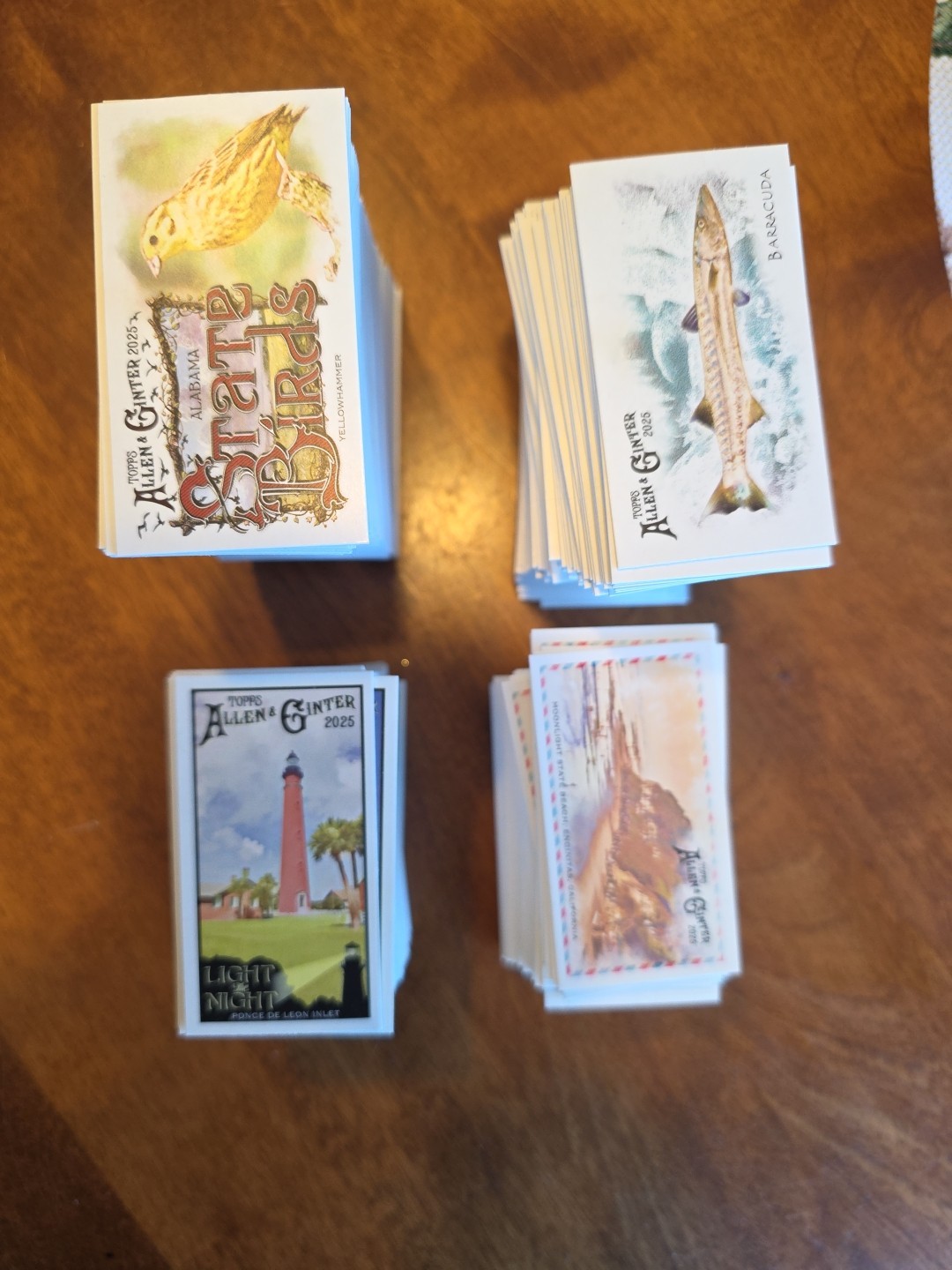 2025 Topps Allen & Ginter MINI INSERTS You Pick or Complete Your Set Bird Fish