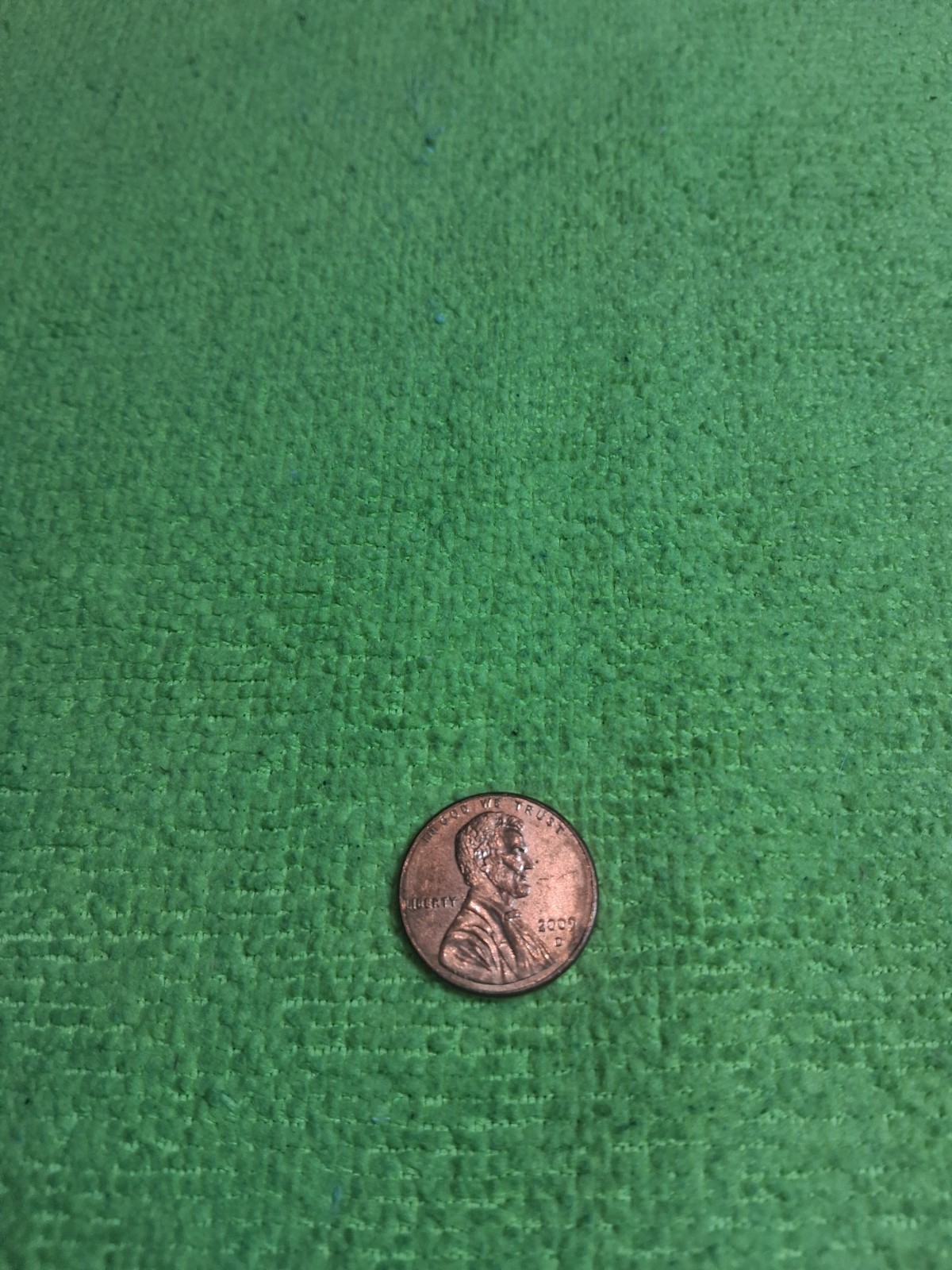 Lincoln penny 2009 d professional years