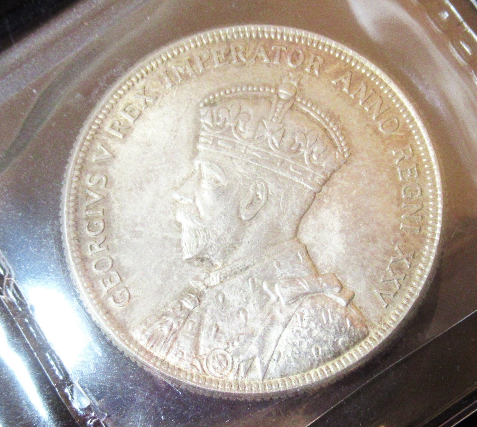 Canada: 1935 One Dollar 1$ Silver Coin - ICCS MS-65 Beautiful Original Toning