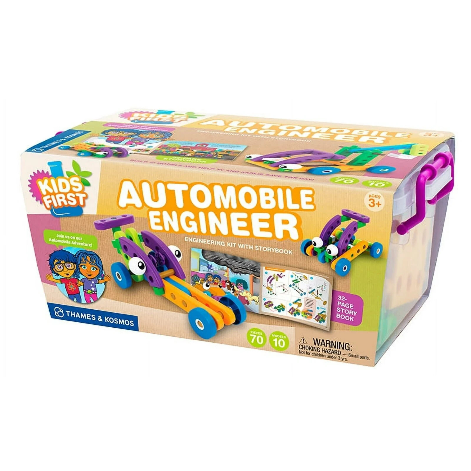 THAMES & KOSMOS - KIDS FIRST AUTOMOBILE ENGINEER KIT WITH STORYBOOK (NEW)