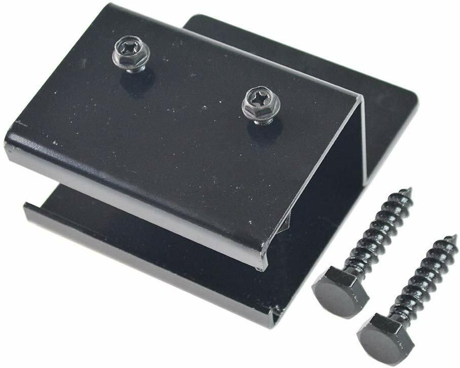 Exterior Double Sliding Barn Door Hardware Black Box Track Wall Mount Bracket