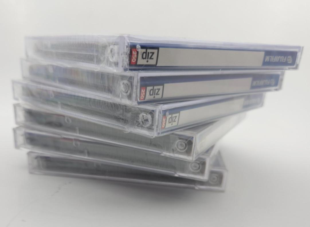 Lot of (6) 250MB Zip Disks by FujiFilm Mac Formatted Brand New & Sealed!