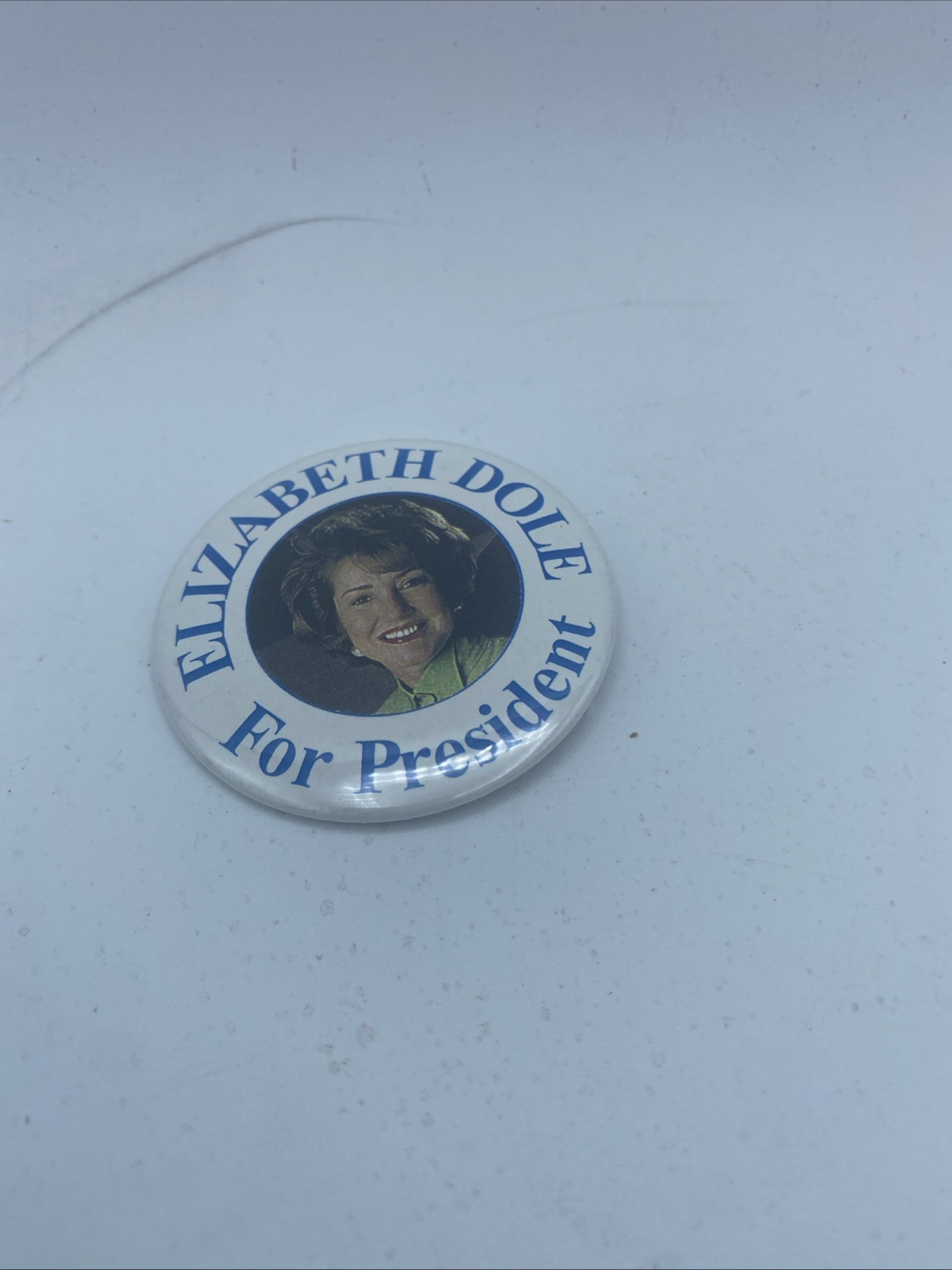 Elizabeth Dole For President Presidential Campaign Pin Button 2.25”