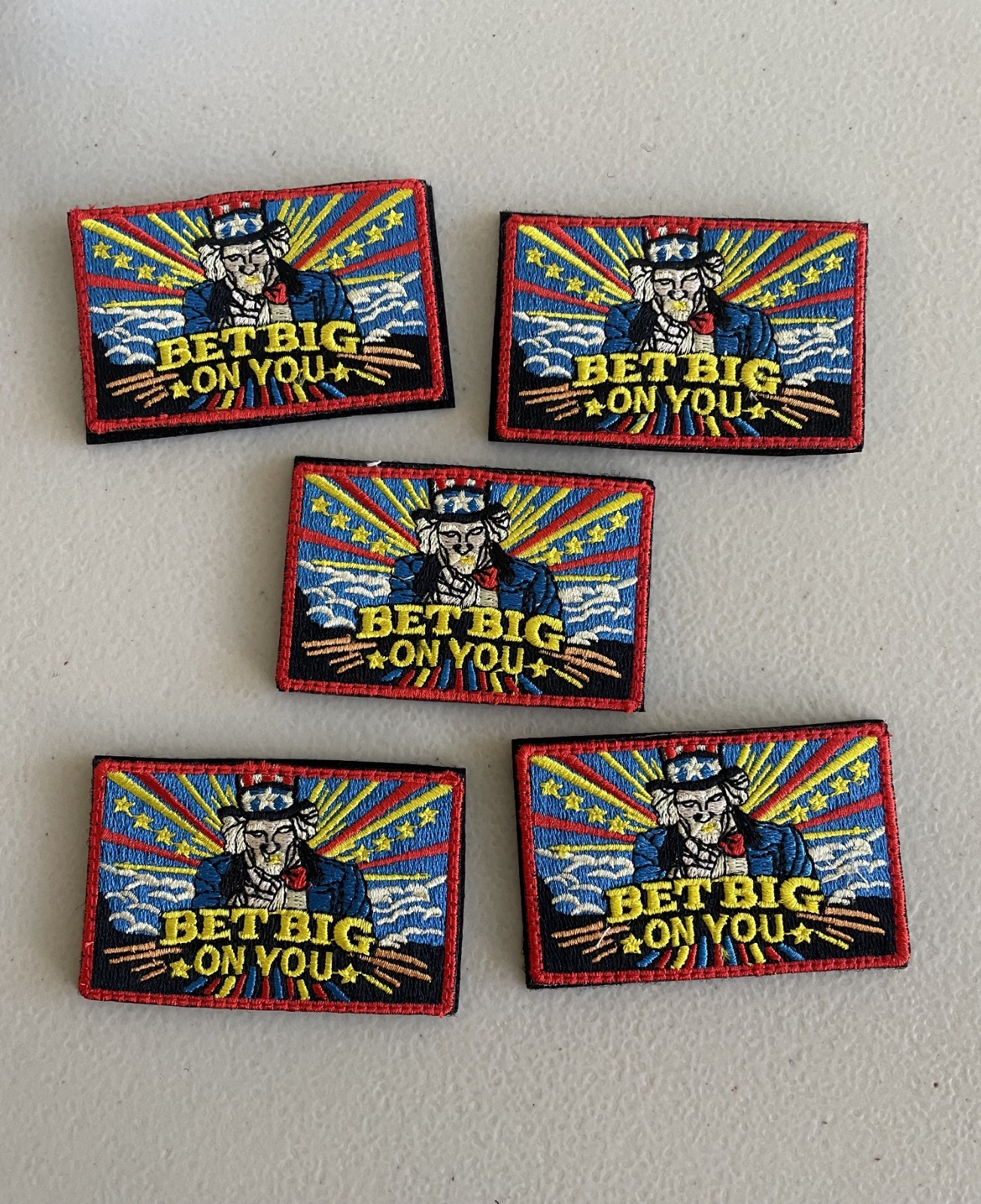 Bet Big On You - Morale Patch - Hook and Loop Backing Panel