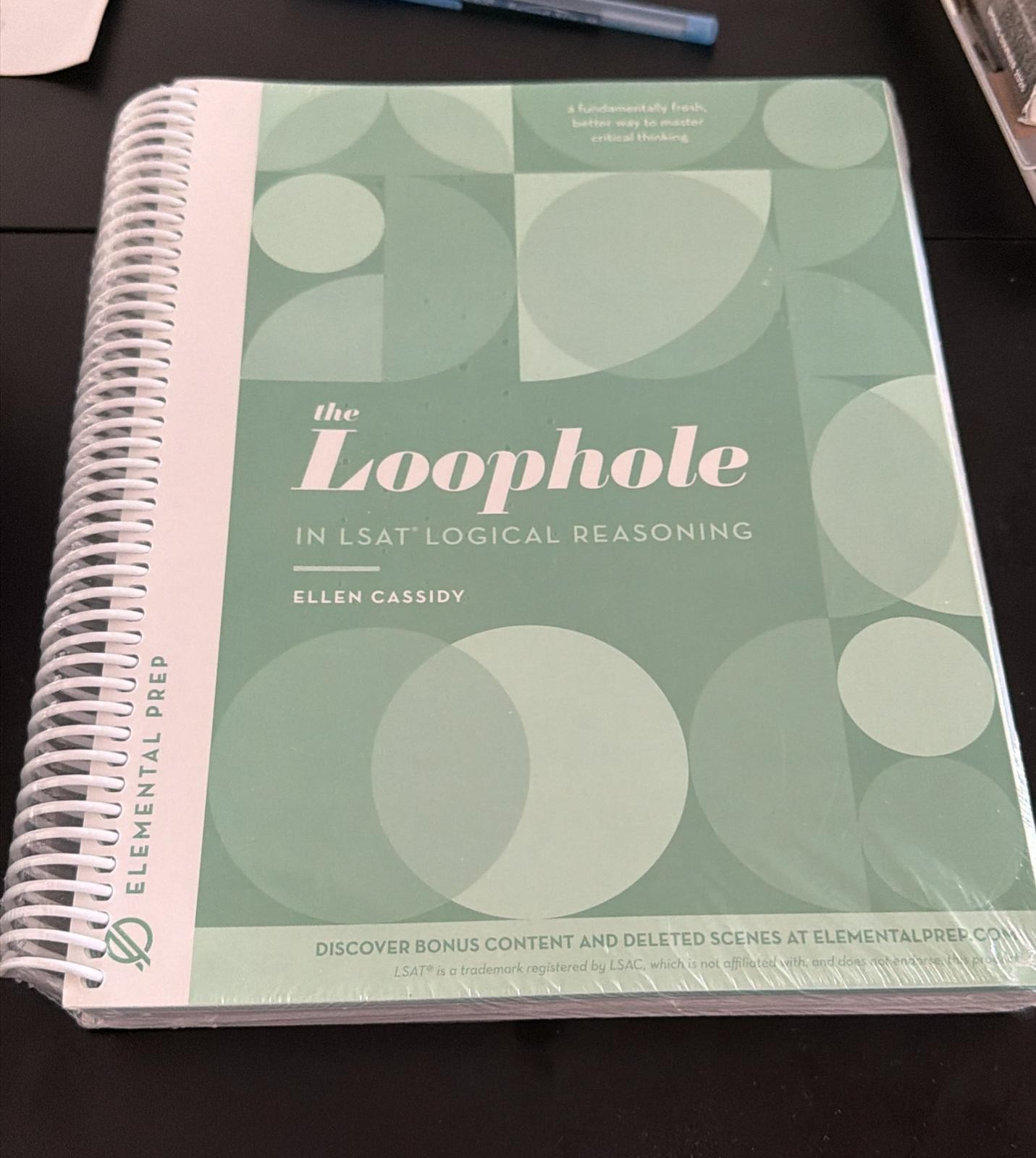 The Loophole in LSAT Logical Reasoning LSAT Study Guide Spiral Bound