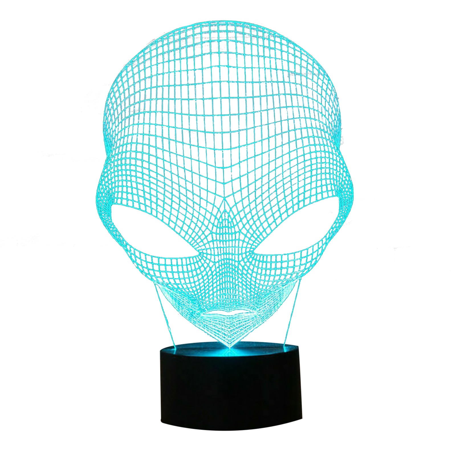 UFO  Martian Alien 7 Color Changing LED Night Light Touch Switch Remote Control