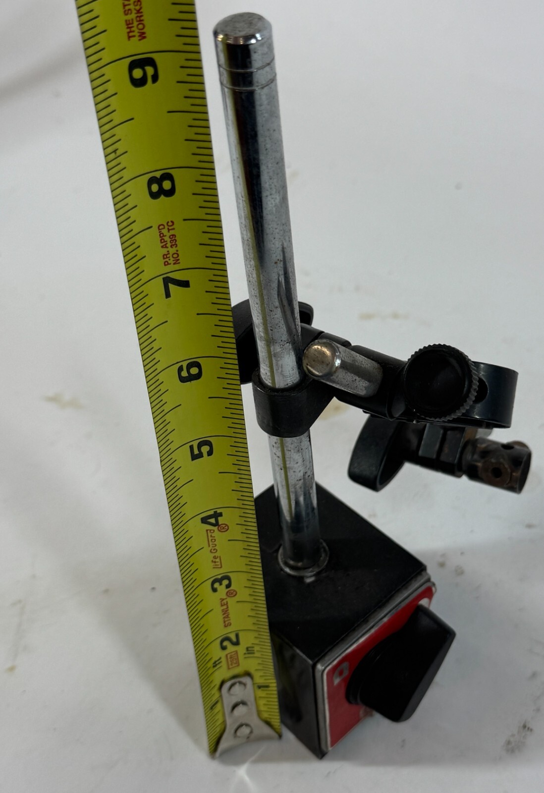 Eclipse Magnetic Indicator Stand Switch Base Arm Mag Heavy Duty Machinist Marker