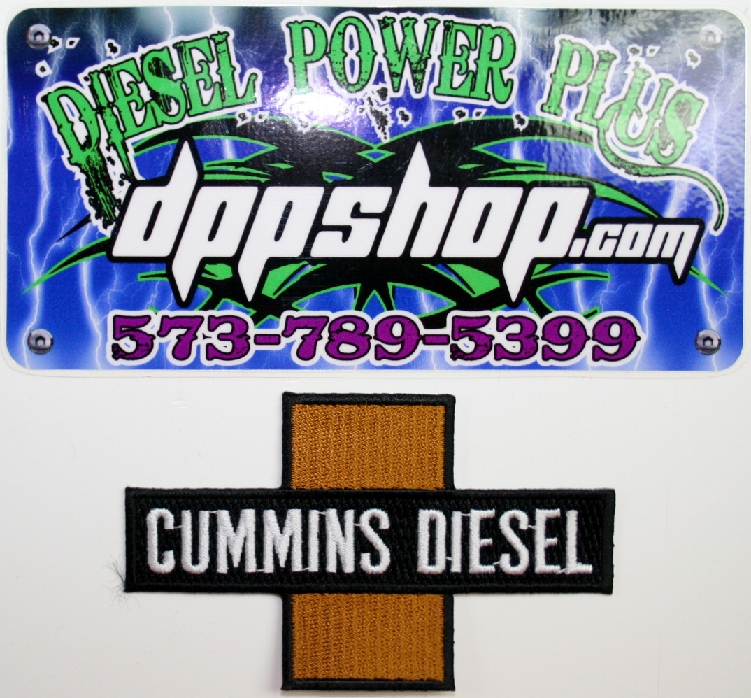 cummins iron sew on embroidered patch cap hat diesel cummings trucker logo gear