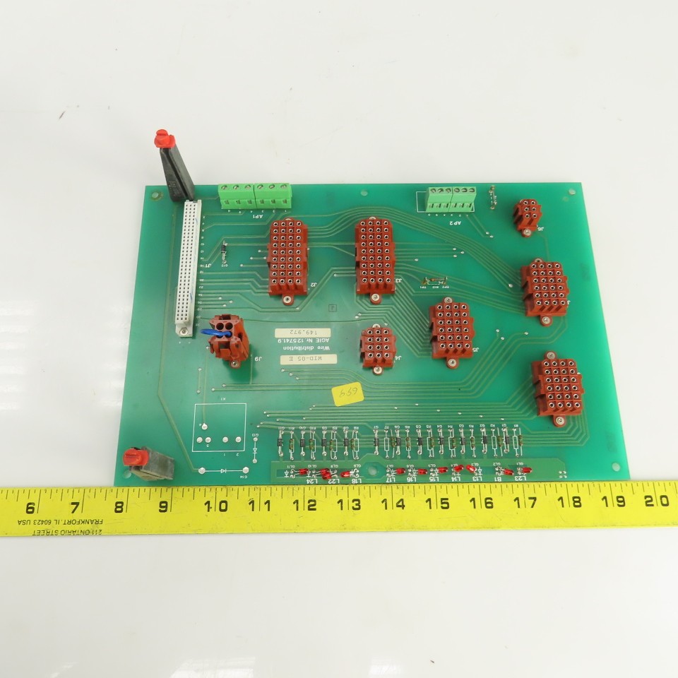 Agie Nr 125741.9 WID-05E 149.972 Wire Distribution Board